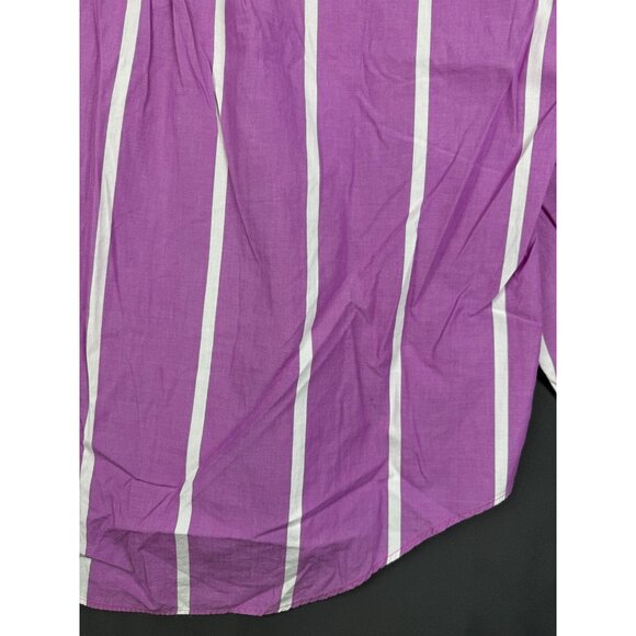 Vintage 90s Nautica Sailing Gear Long Sleeve Button Up Shirt Pink Stripes - Picture 16 of 16